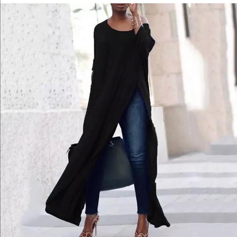 Slit Maxi Shirt - Picture 4 of 10